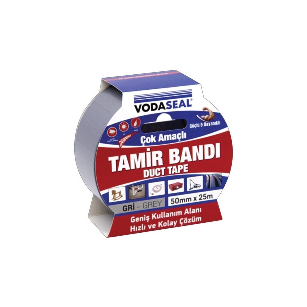 VODASEAL DUCK - TAPE TAMIR BANDI - 50 MM X 25 MT - GRI